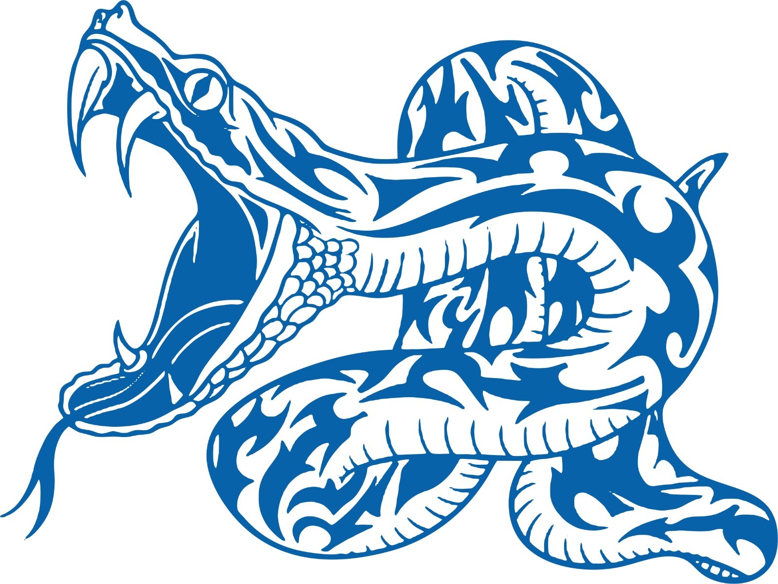 Snake Bite Fang Tribal Car Truck Window Laptop Vinyl Decal Sticker