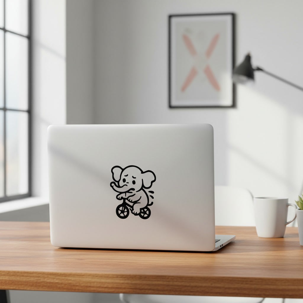 Cute Animal Vinyl Decal Sticker for Wall Window Laptop – Pick Size & Color