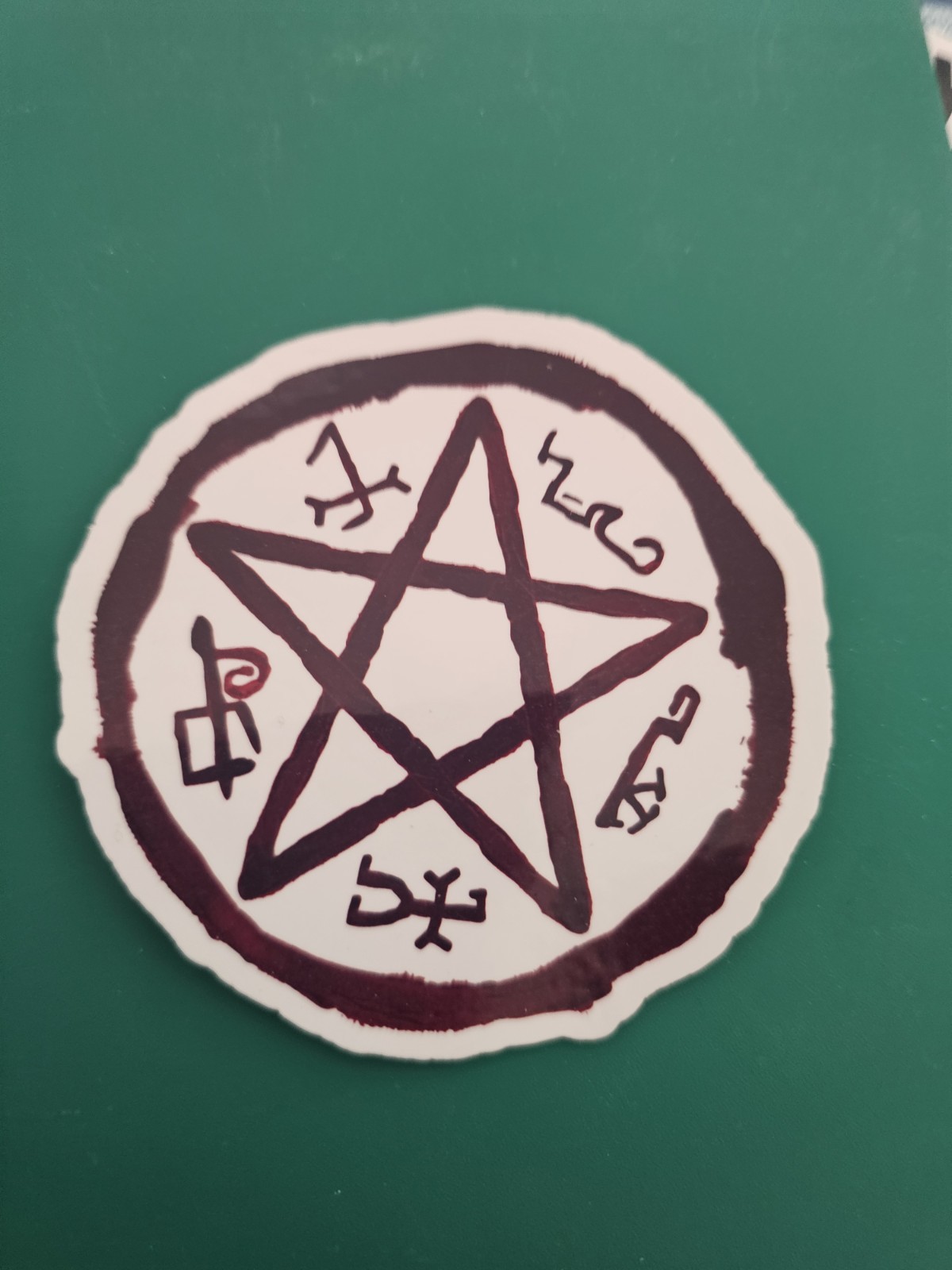 Supernatural Pentagram Sticker