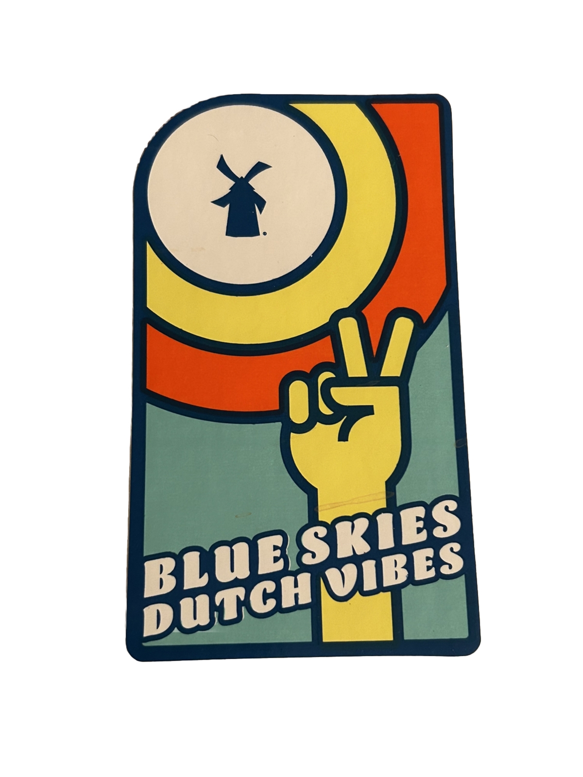 Dutch Bros Sticker Blue Skies Dutch Vibes