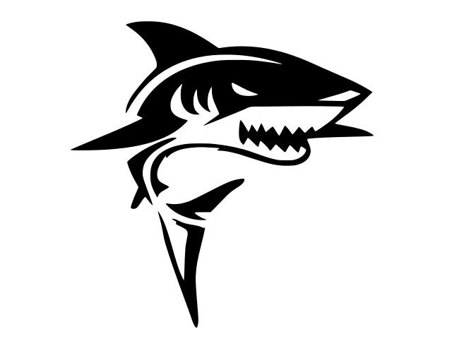 SHARK JAWS Vinyl Decal Car Window Wall Sticker CHOOSE SIZE COLOR
