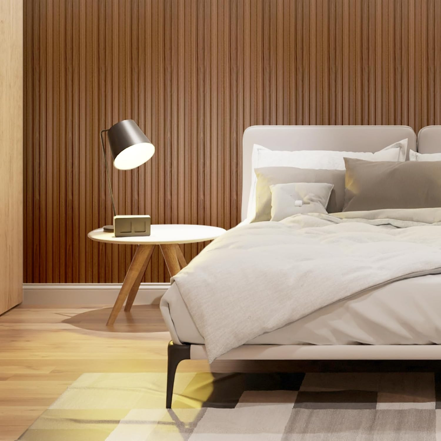 Slat Wall Panels, WPC Soundproof 3D Wall Paneling for Interior Wall Decor, TV Ba