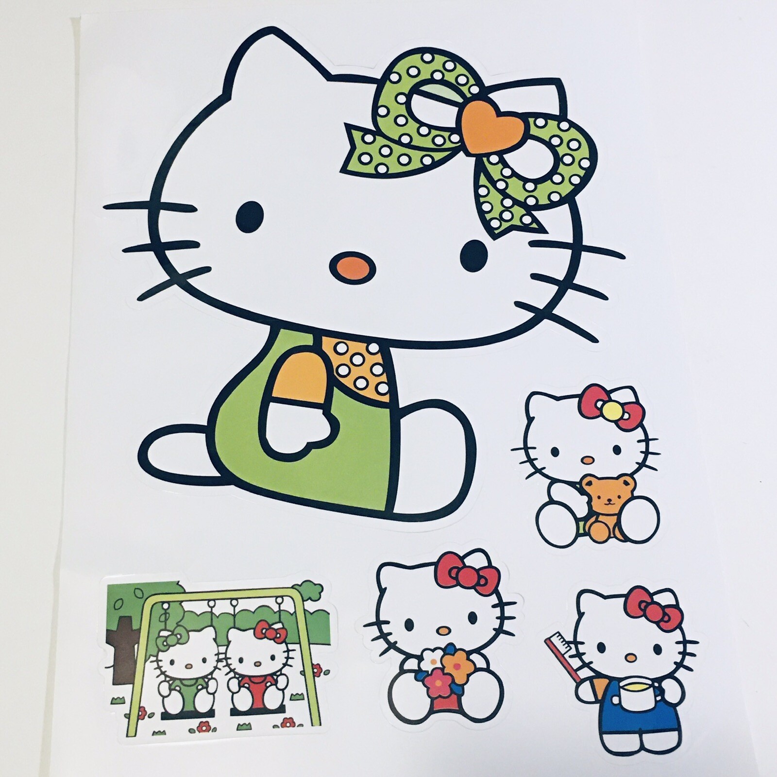 Hello Kitty Vinyl Sticker For Kids Room / Play room / Classroom / Party St-70