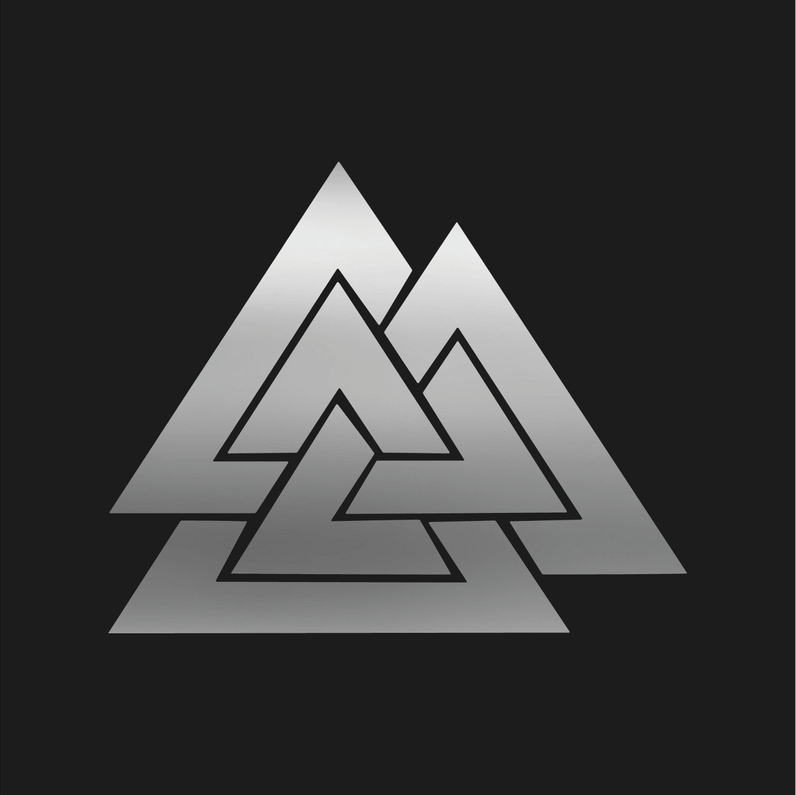 Valknut Viking Odin Symbol vinyl decal Nordic Triangles on Sticker