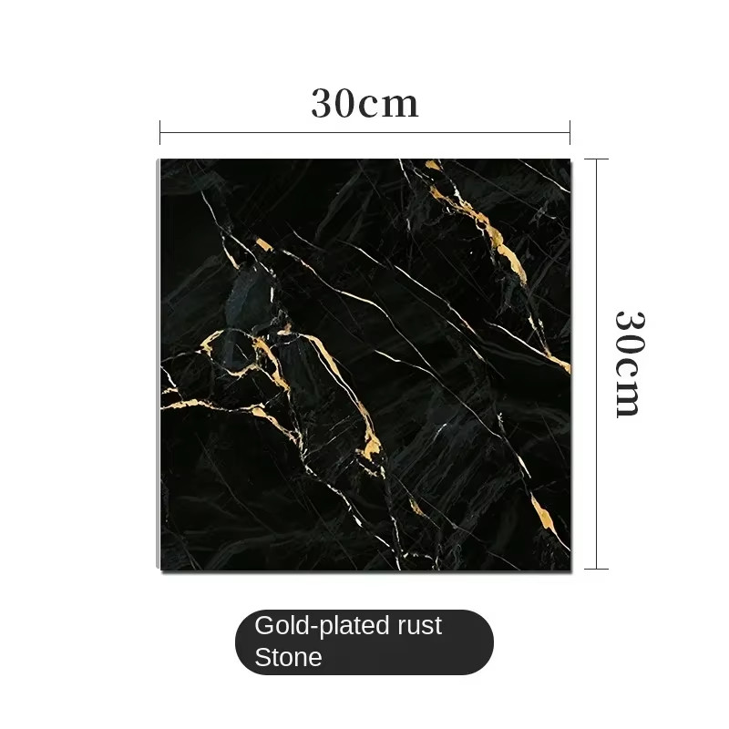 PVC Imitation Marble Wall Stickers Self-Adhesive Floor Stickers Waterproof Bathr