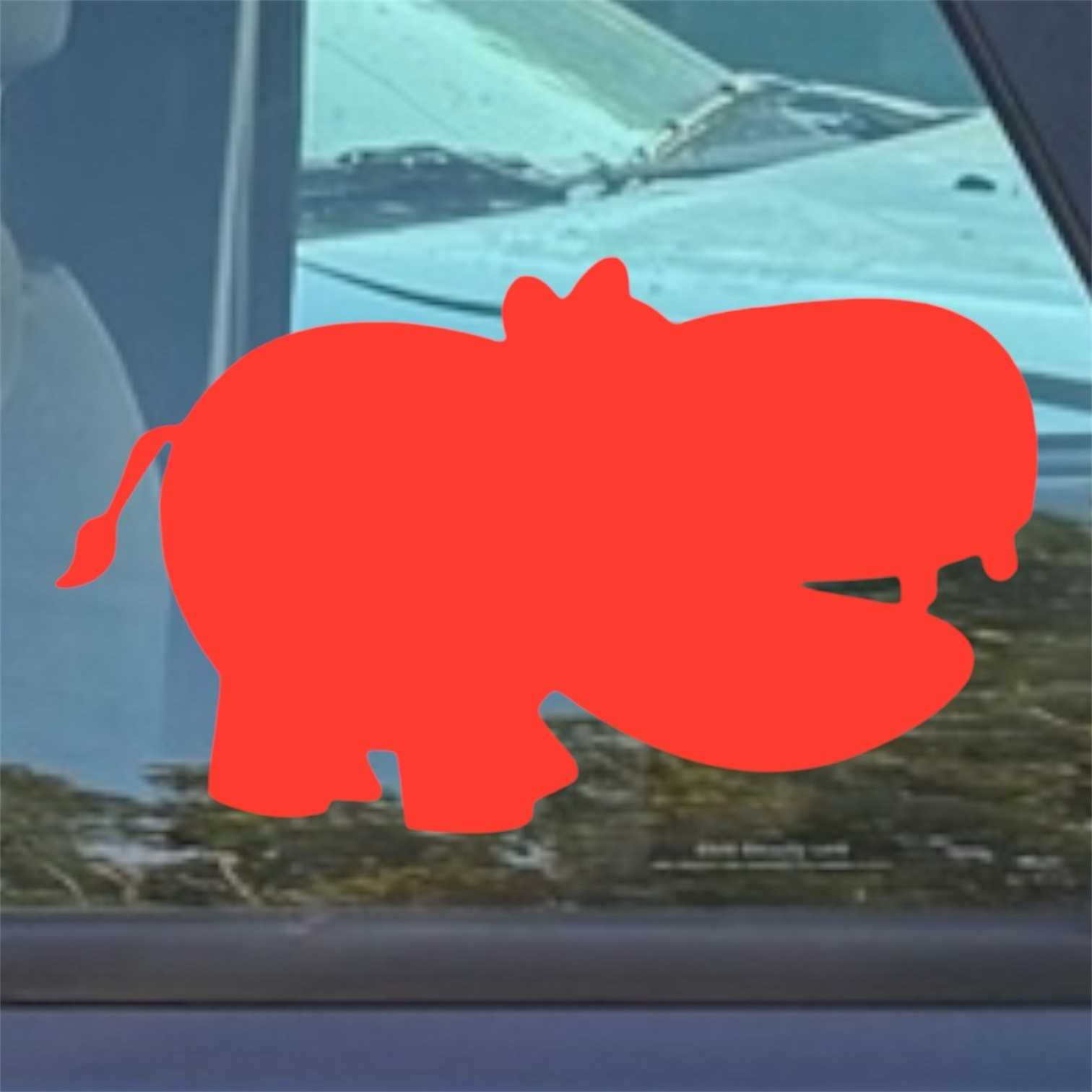Baby hippo Decal for car Windows Laptops most Smooth Surfaces