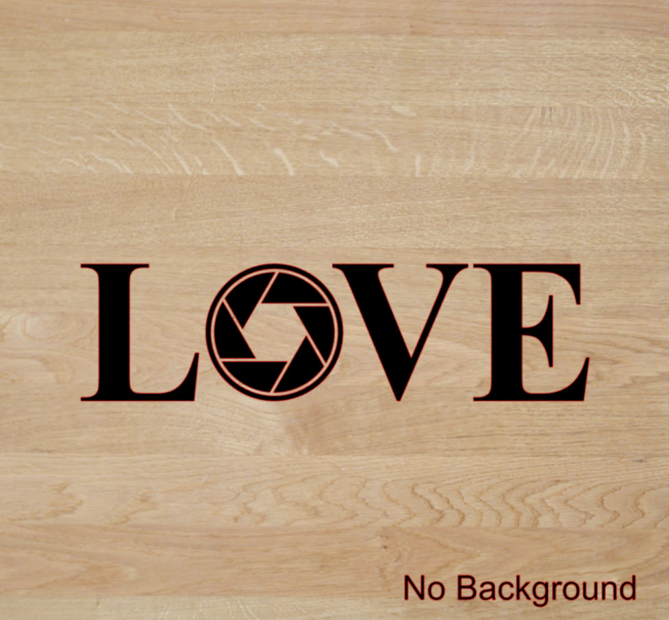 Love Photography Decal PICK SIZE COLOR Camera Shutter Sticker Car Window Laptop