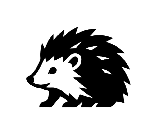 Cute Hedgehog Vinyl Decal Sticker Car Truck Window Laptop