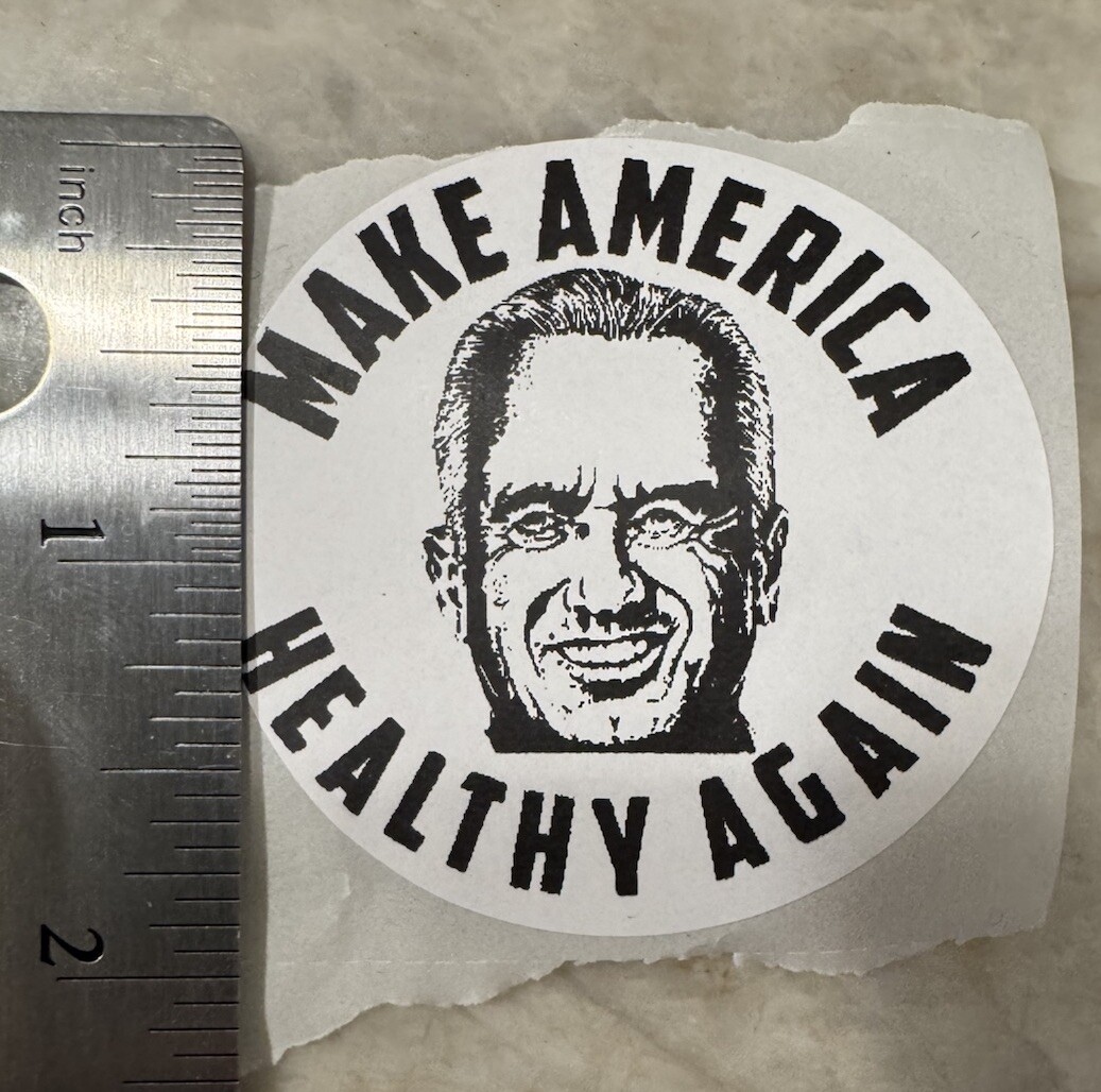 10 “Make America Healthy Again!” MAHA RFK. Jr. Stickers (10 Pack) 2 X 2