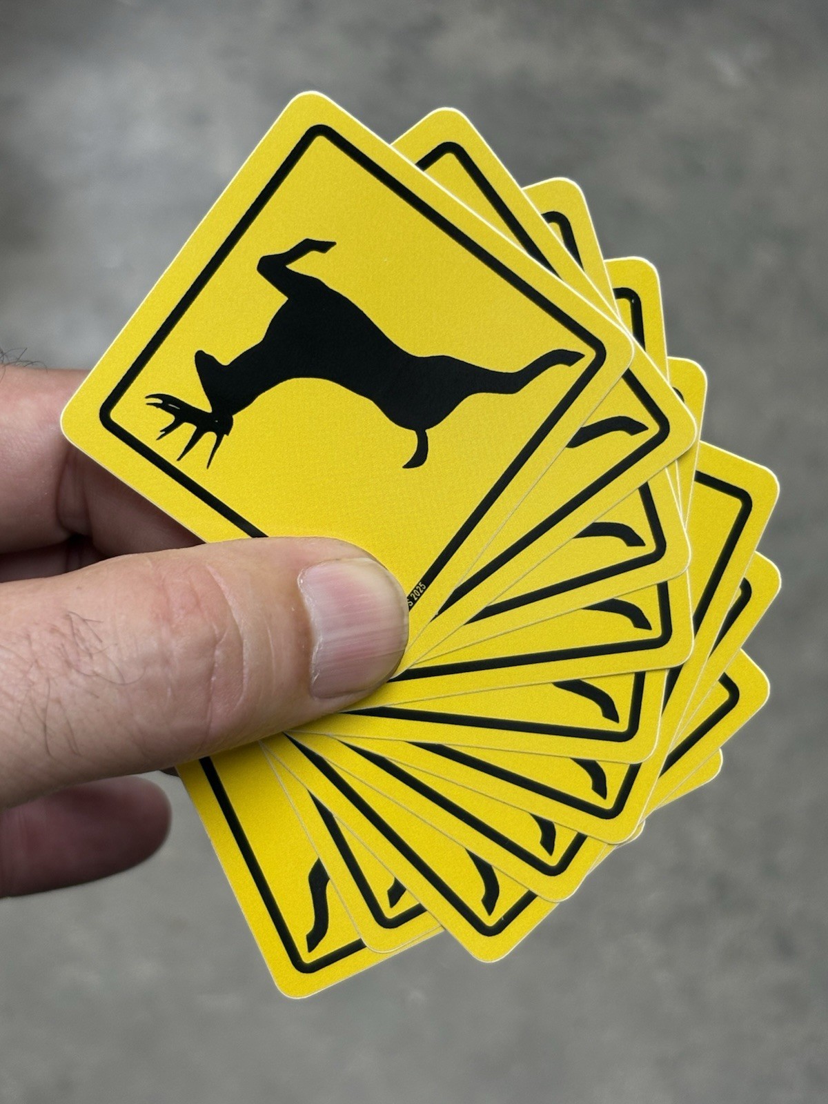 Deer Crossing Stickers (Hit with your vehicle)