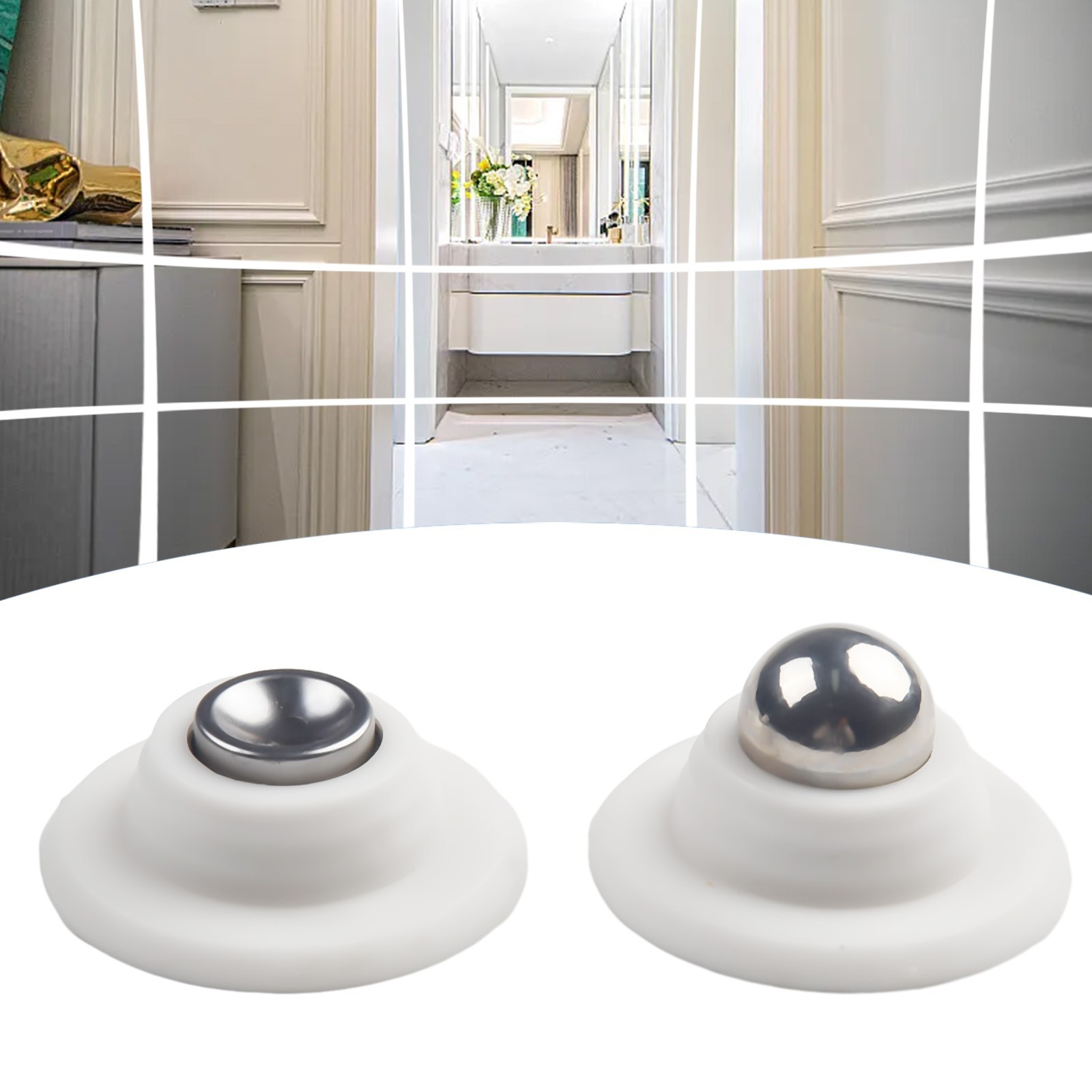 Silicone Door Stop Short Door Stopper Widened Fixed Base Multiple Choices