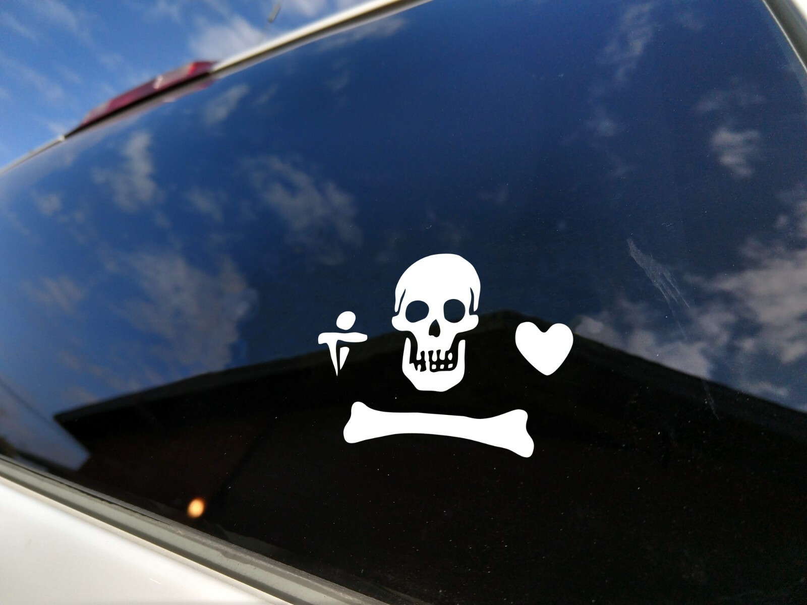 Pirate Flag Vinyl Decals Jolly Roger Blackbeard