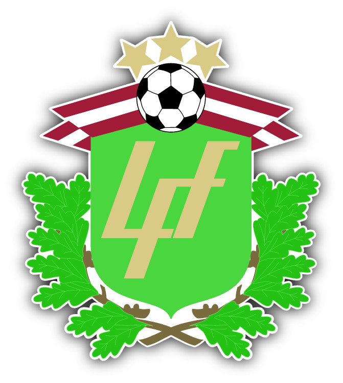 Latvia National Team Soccer Football Car Bumper Sticker Decal 5" x 5"