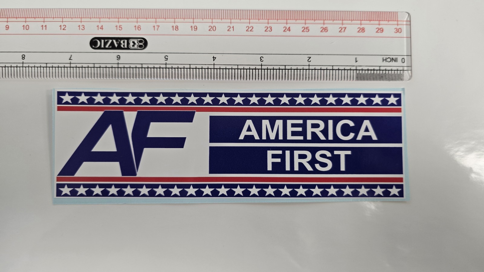 America First Nick Fuentes Vinyl Bumper Sticker Decal • Conservative Design