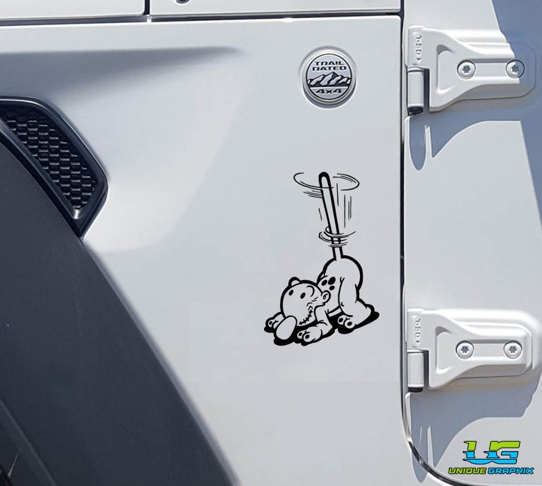 Eugene the JEEP Cartoon Funny Window Car Truck Decal Popeye Sticker UGXEU001