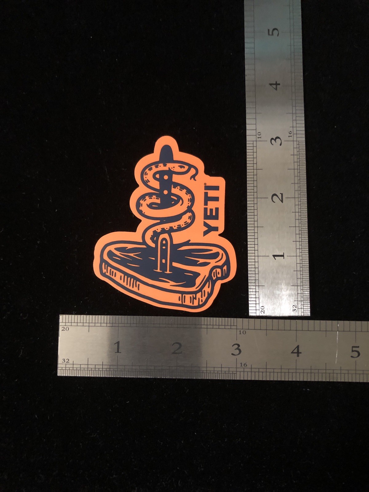 Rare Yeti Steak and Snake Sticker