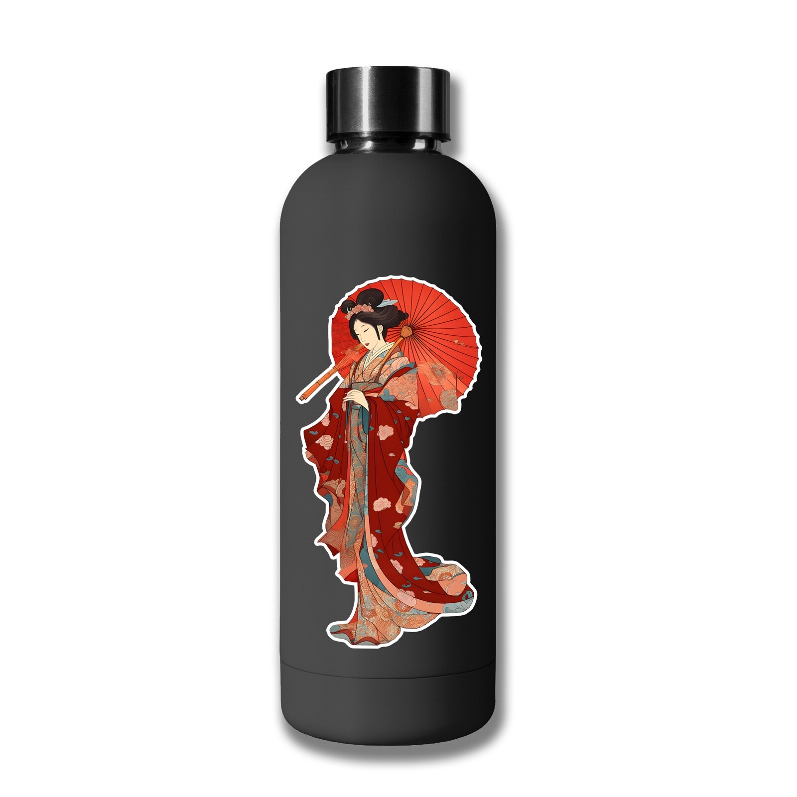 Geisha Sticker Japan Edo Period Art Japanese Women Vinyl Decal Car Laptop Phone