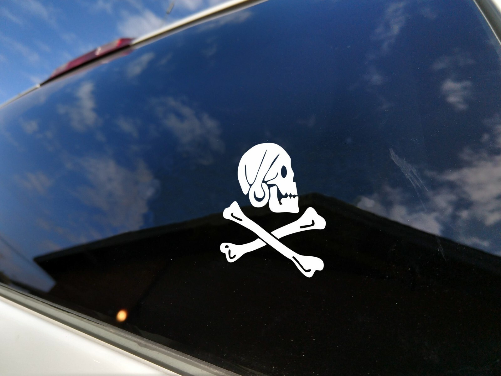 Pirate Flag Vinyl Decals Jolly Roger Blackbeard