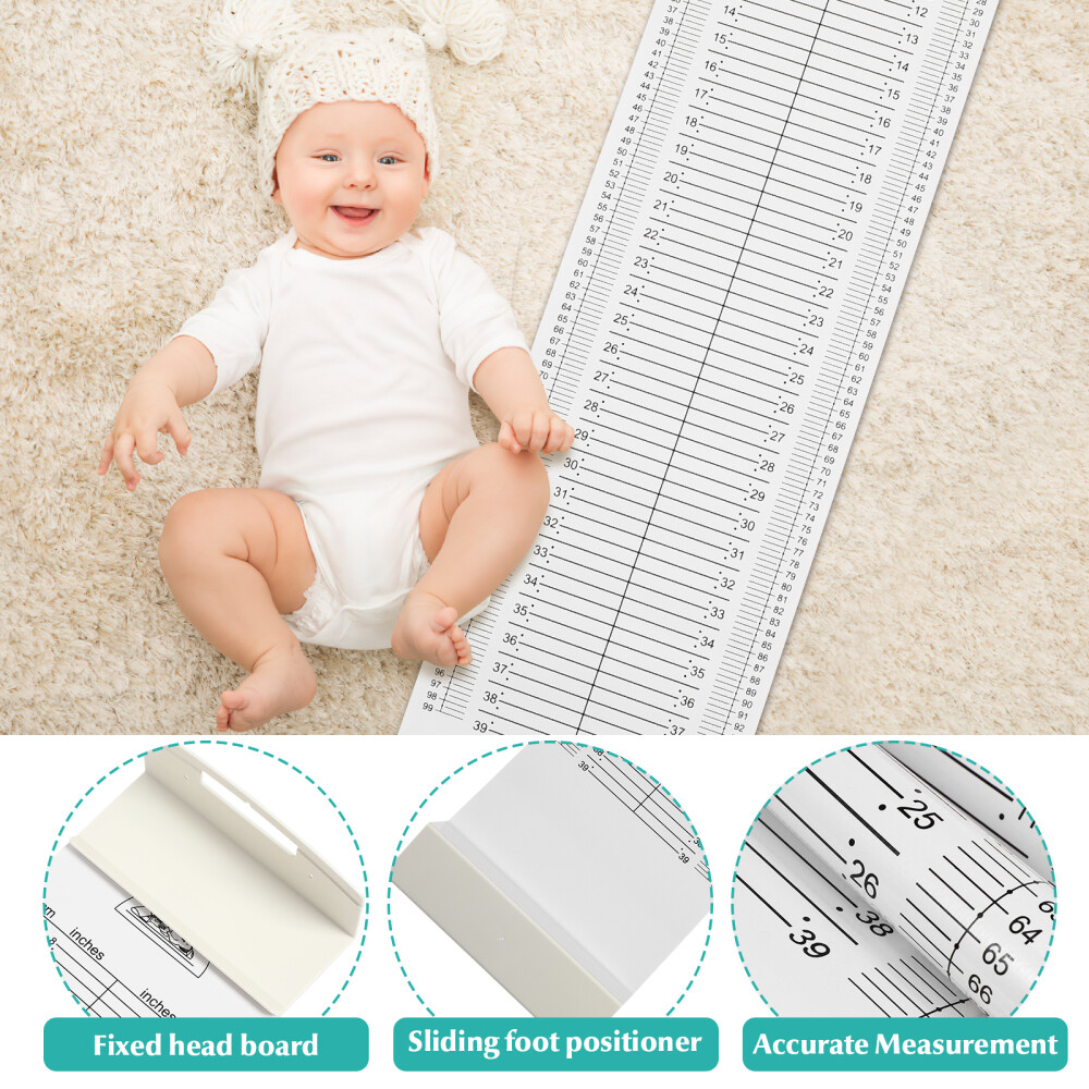 Infants Height Ruler Safe Measuring Mat Height Ruler for Newborns Toddlers