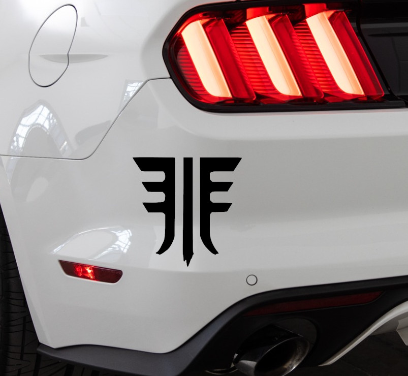 Scorn Destiny Fallen Indoor/Outdoor Vinyl Decal Matte Black/White