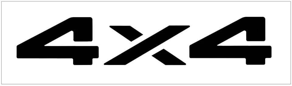 Aftermarket 1994-02 Dodge Truck Ram & Dakota – 4×4 – Tailgate Decal – 2.15"