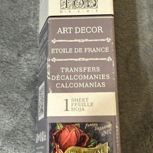 Prima Marketing IOD Etoile De France Rose Decor Transfer 24×34 Vintage Floral