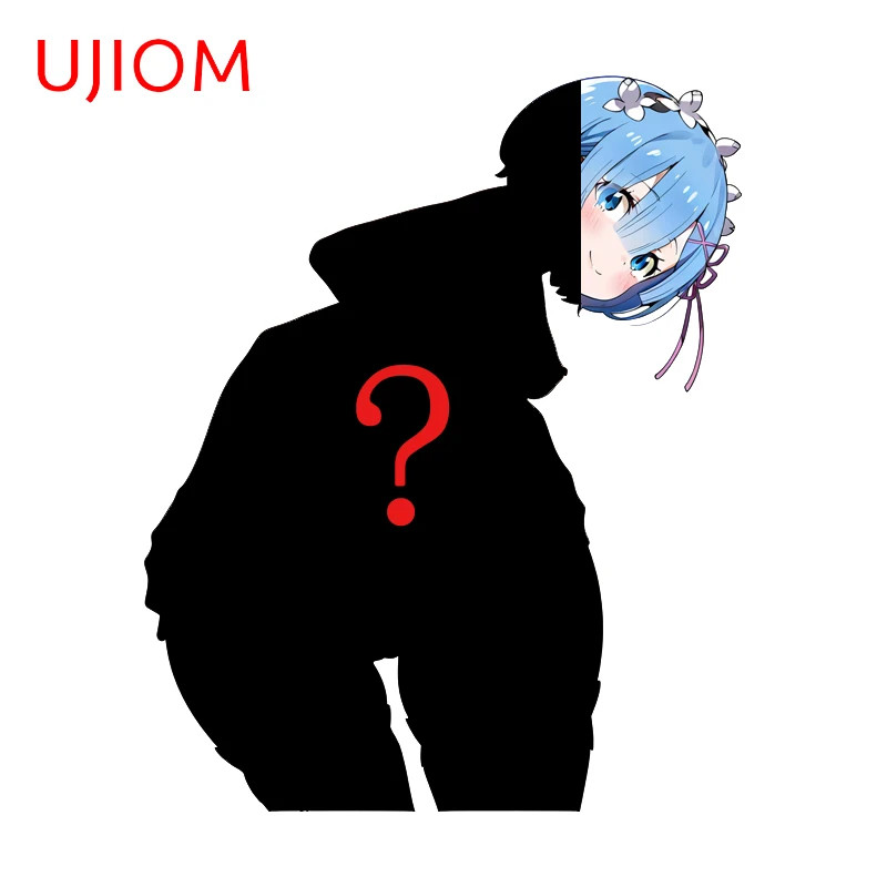 UJIOM Rem Anime Figure Wall Sticker Fashionable Exquisite Advance Guard Decal