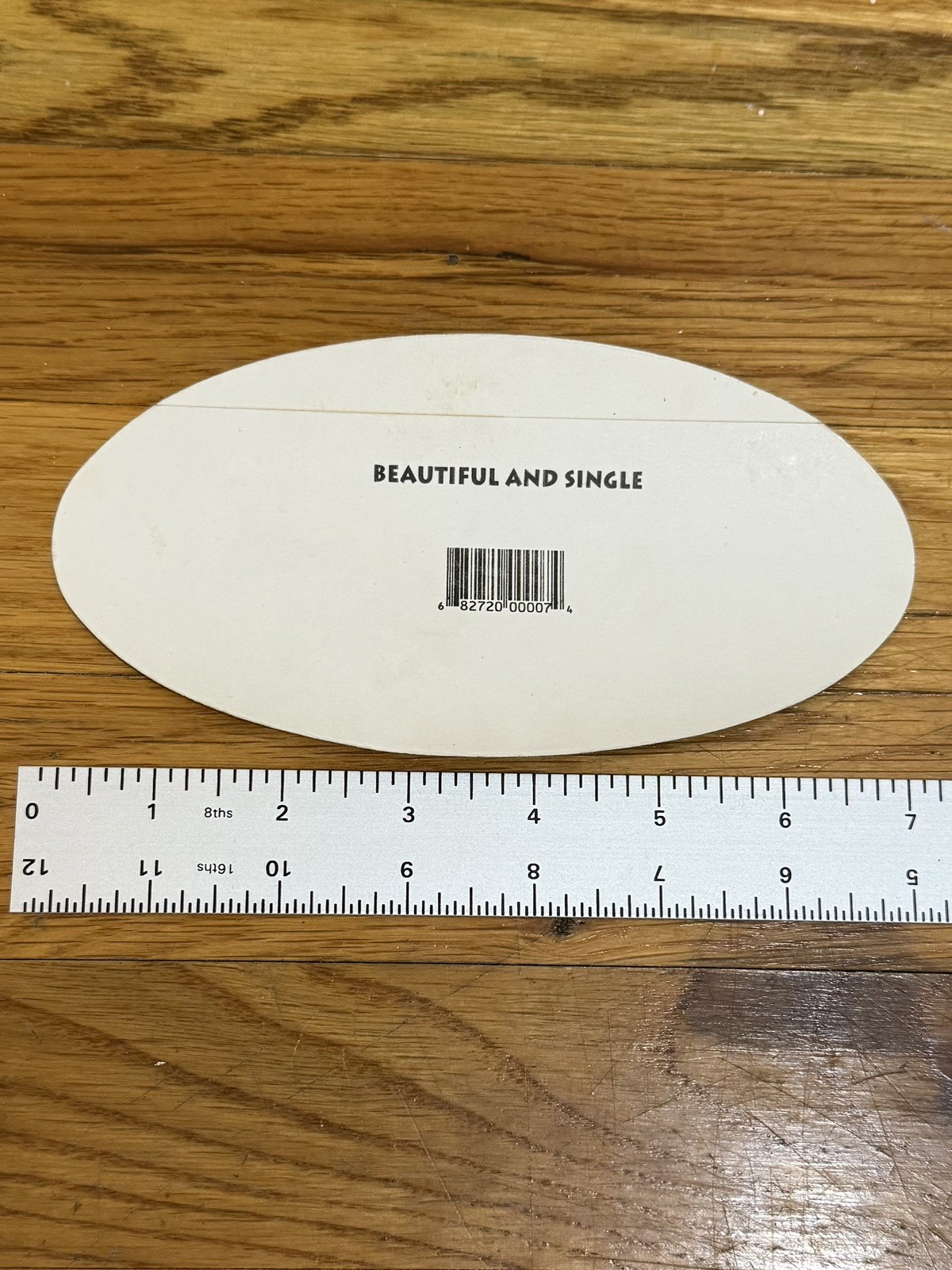 Socially Hazardous Stickers Beautiful & Single USA 90’s Vintage Sticker