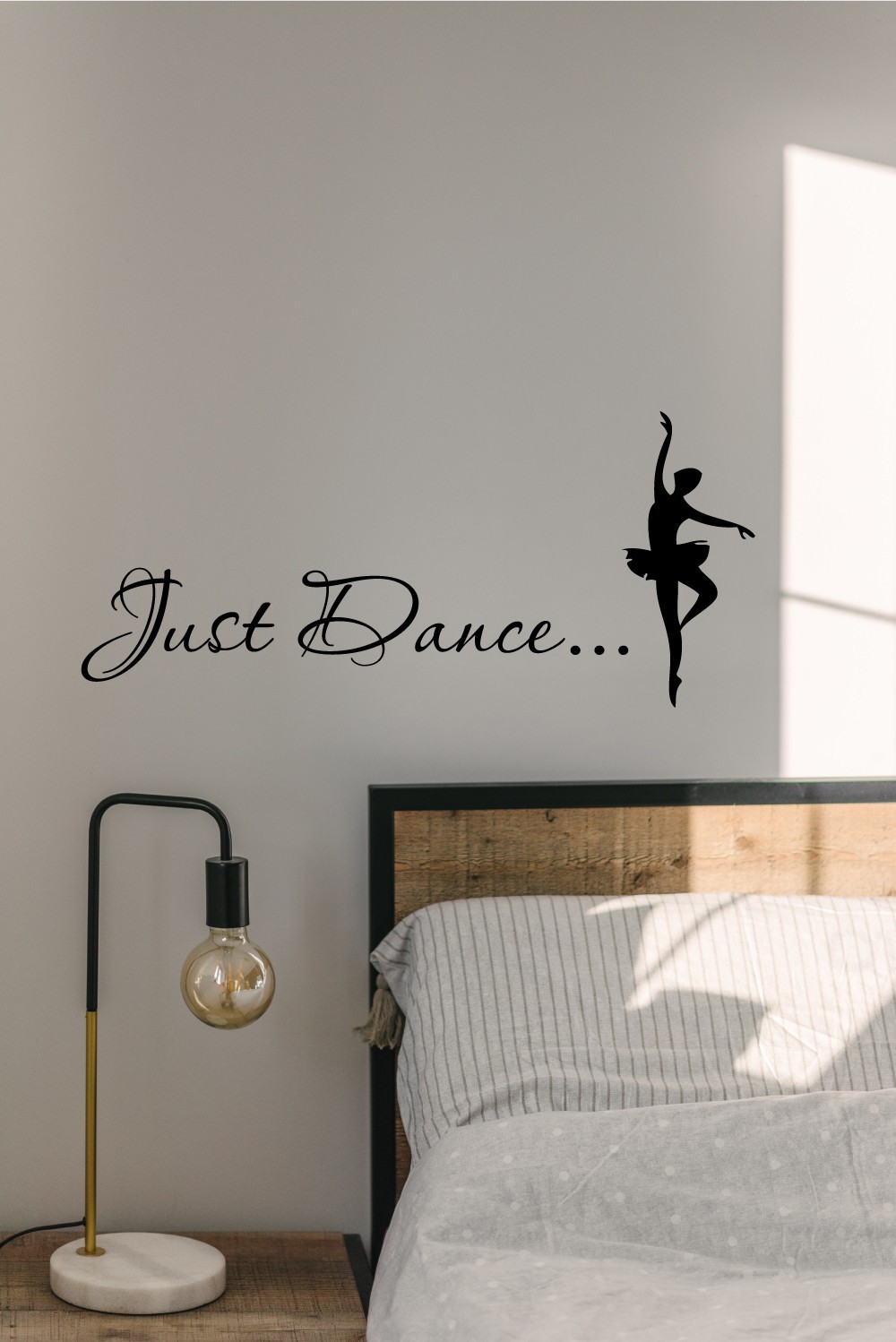 Just Dance Vinyl Wall Art Inspirational Quotes and Saying Home Decor Decal stick