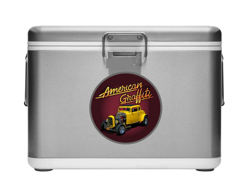 Car Classics – American Graffiti 1932 Ford Deuce Coupe 4" Vinyl Decal Handmade