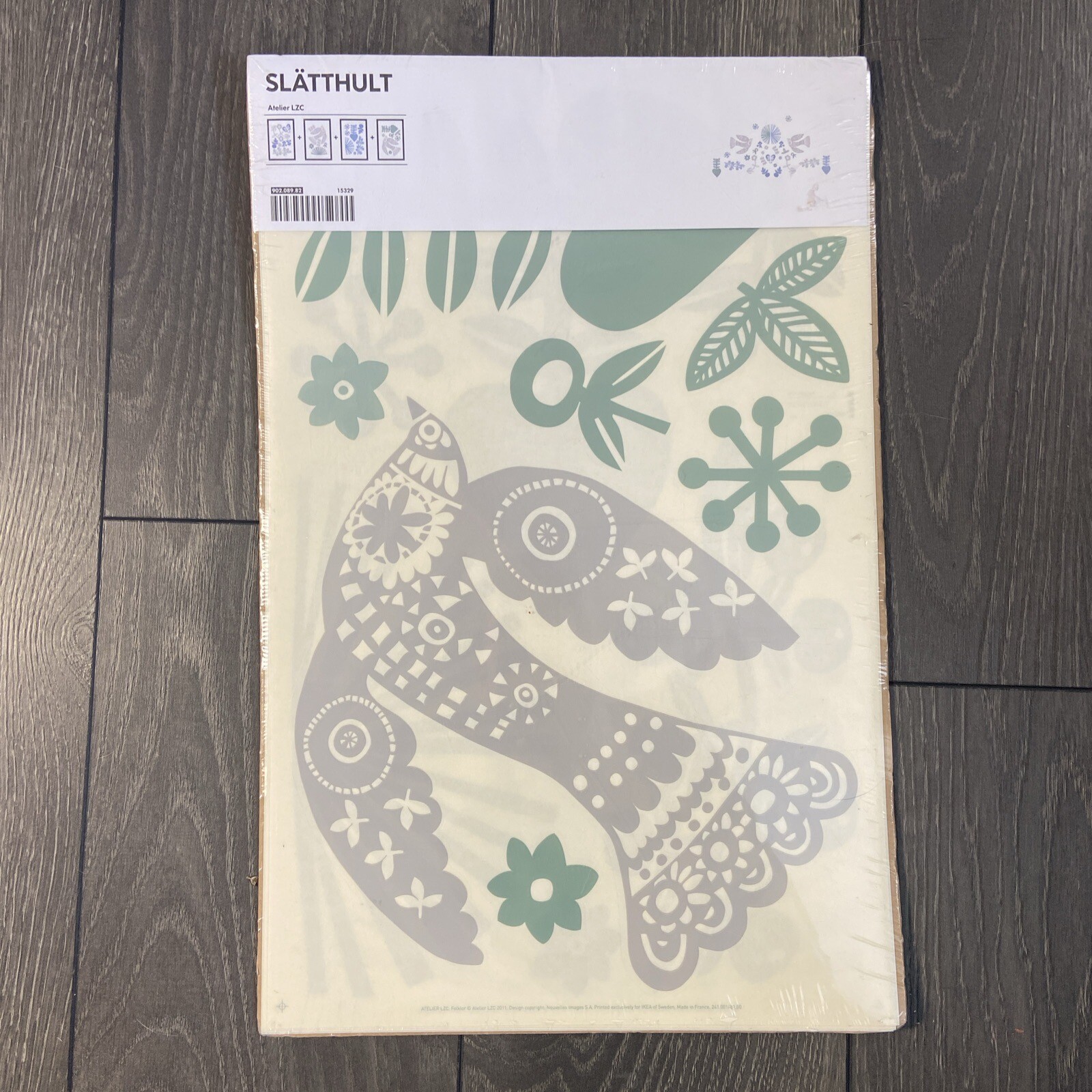 IKEA Slatthult 15329 Scandinavian Wall Stickers 2011 Birds Hearts Grouping