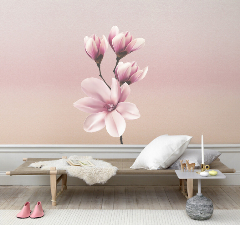Orchid flowers vinyl sticker, Flowers Decal, Flowers Sticker, Flowers Wall Decor