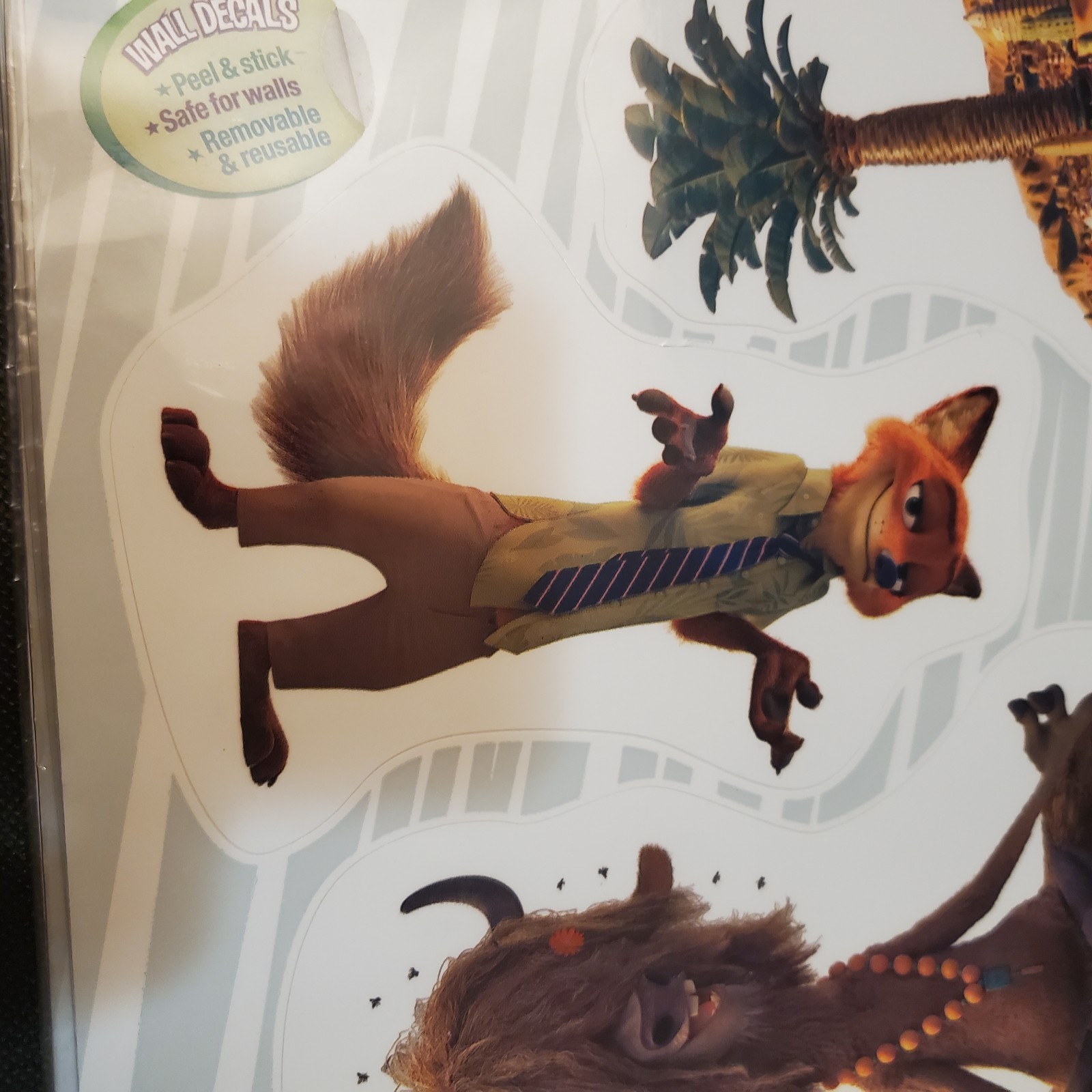 Subway 2016 Zootopia Wall Decals Disney – Sealed Stickers – Nick Wilde, Yax