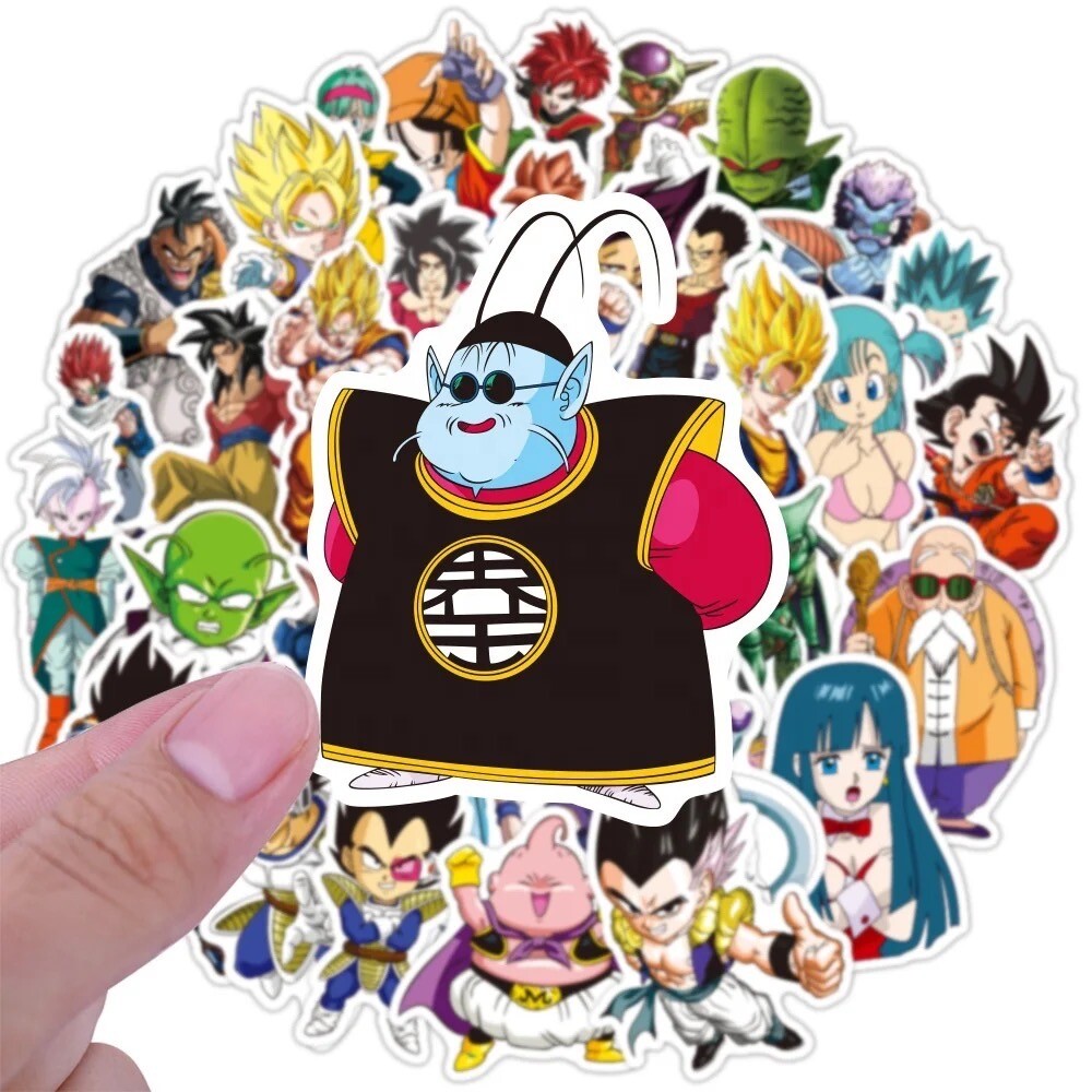 10 Random Dragon Ball Z Stickers Anime Decals Laptop Yeti Hydro Free Shipping!
