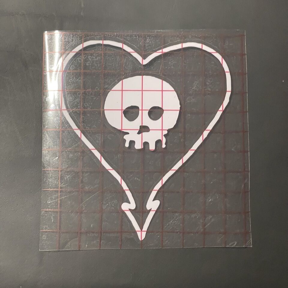 Alkaline Trio Car Decal Vinyl Band Logo Glossy Bumper Sticker Pop Punk Emo Heart
