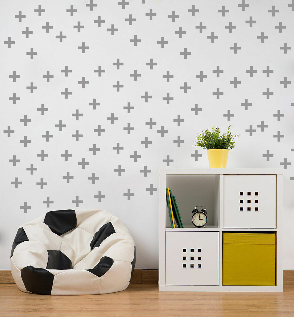 1.5" X 1.5" Crosses Home Wall Bedroom Window DIY Vinyl Decals Sticker Art Decor