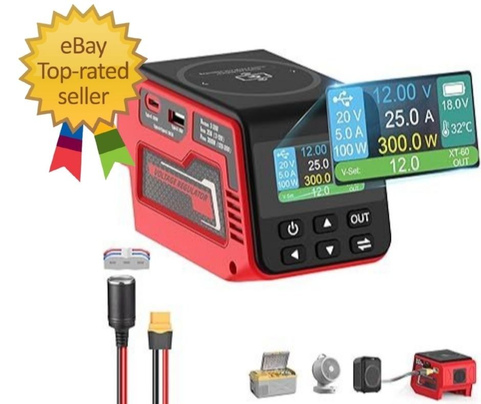 Voltage Regulator Compatible with Milwaukee 18V Battery Wireless Adjustable
