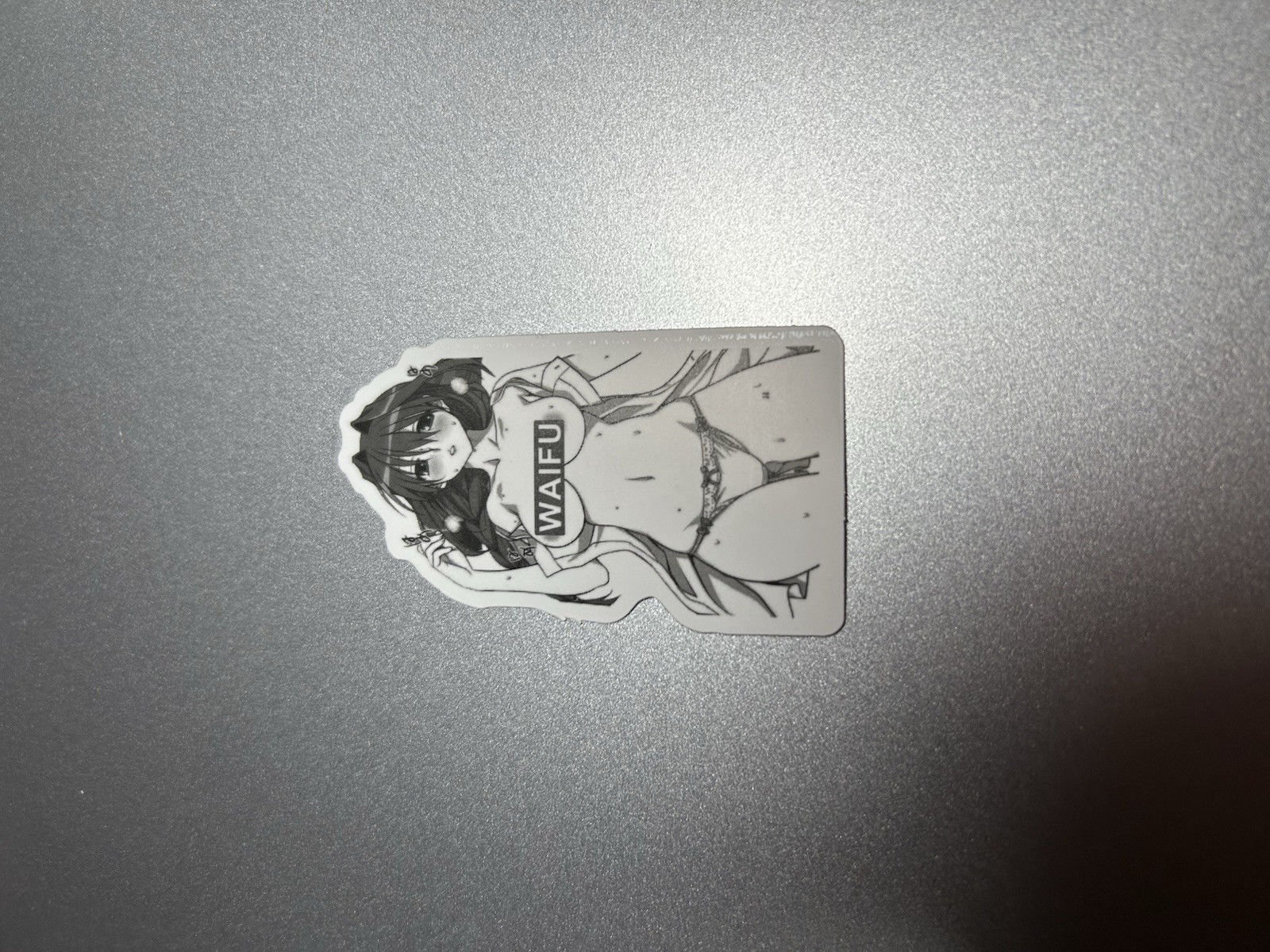 black and white waifu lewd sexy girl stickers #9