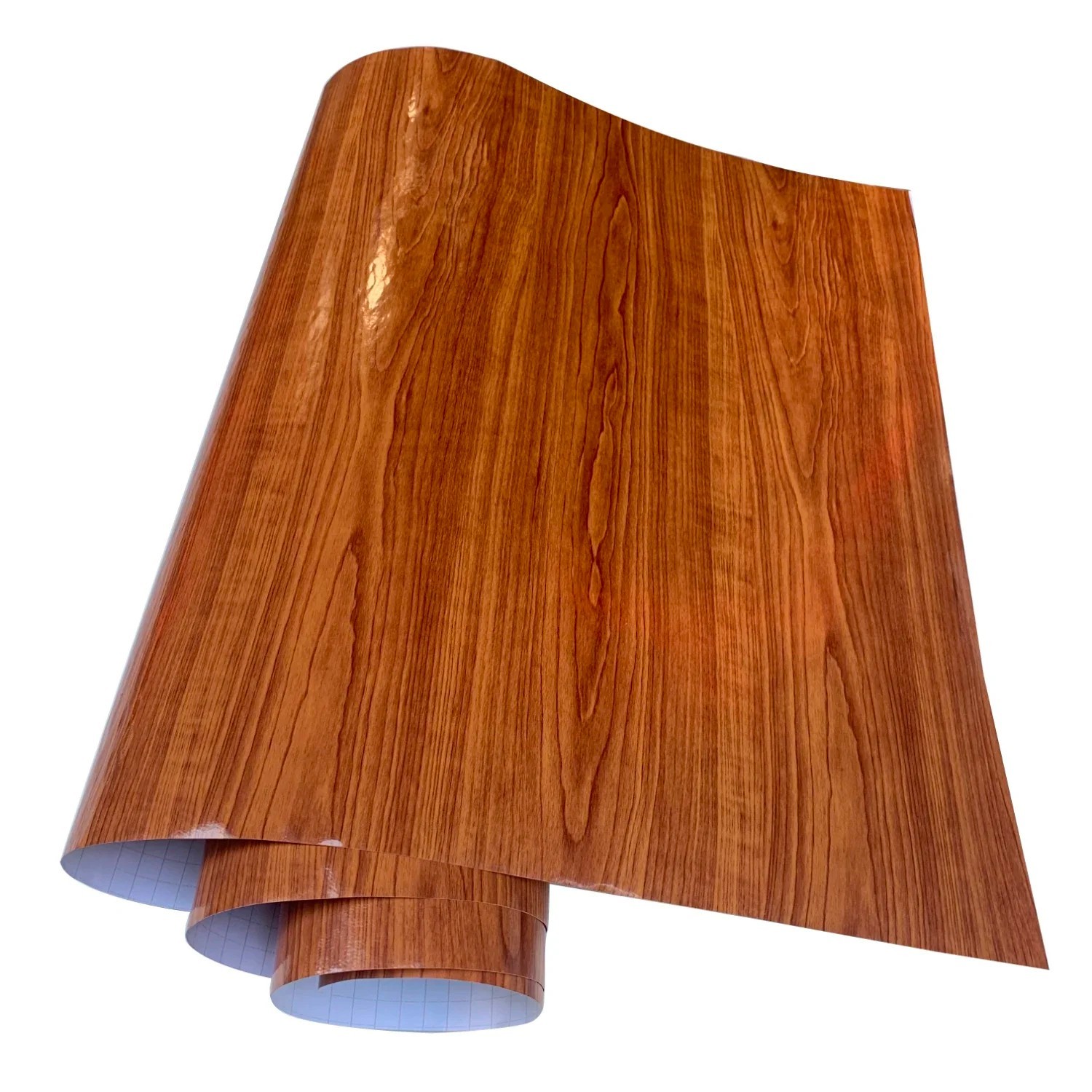 Sticker Decal Wrap PVC Film Glossy Wood Grain Polymeric DIY Car Interior Vinyl
