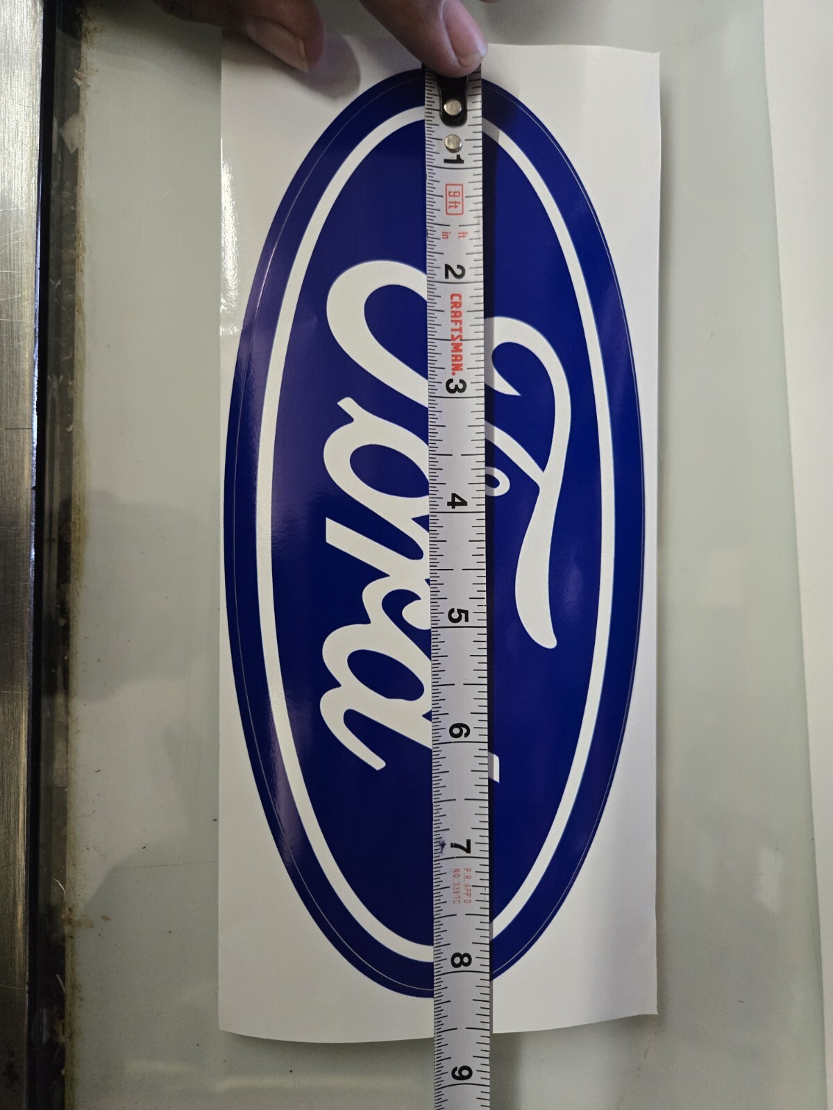 Ford Emblem 3.5 X 8 Vinyl Sticker