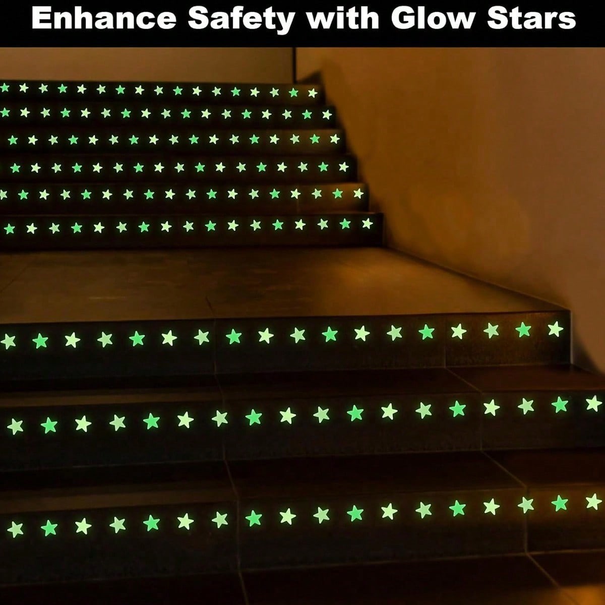 100pcs Glow In The Dark Stars Luminous Wall & Ceiling Star Stickers Home Decor