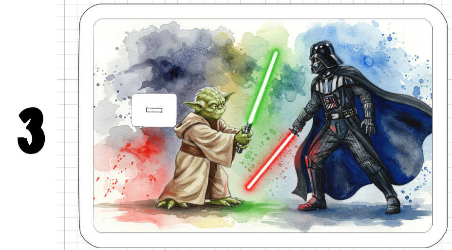 Star Wars Credit Debit Card Skin Sticker ATM Darth Vader Yoda Han Solo Kylo Jedi