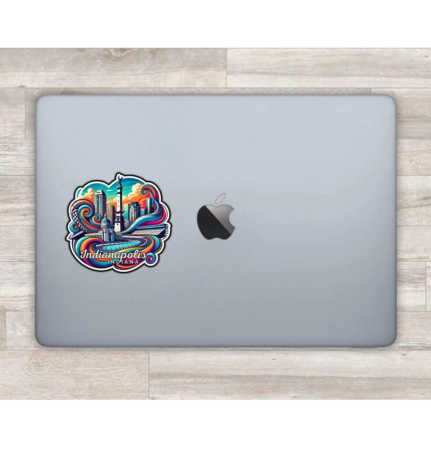 Indianapolis Indiana Fridge Magnet or Laptop Sticker