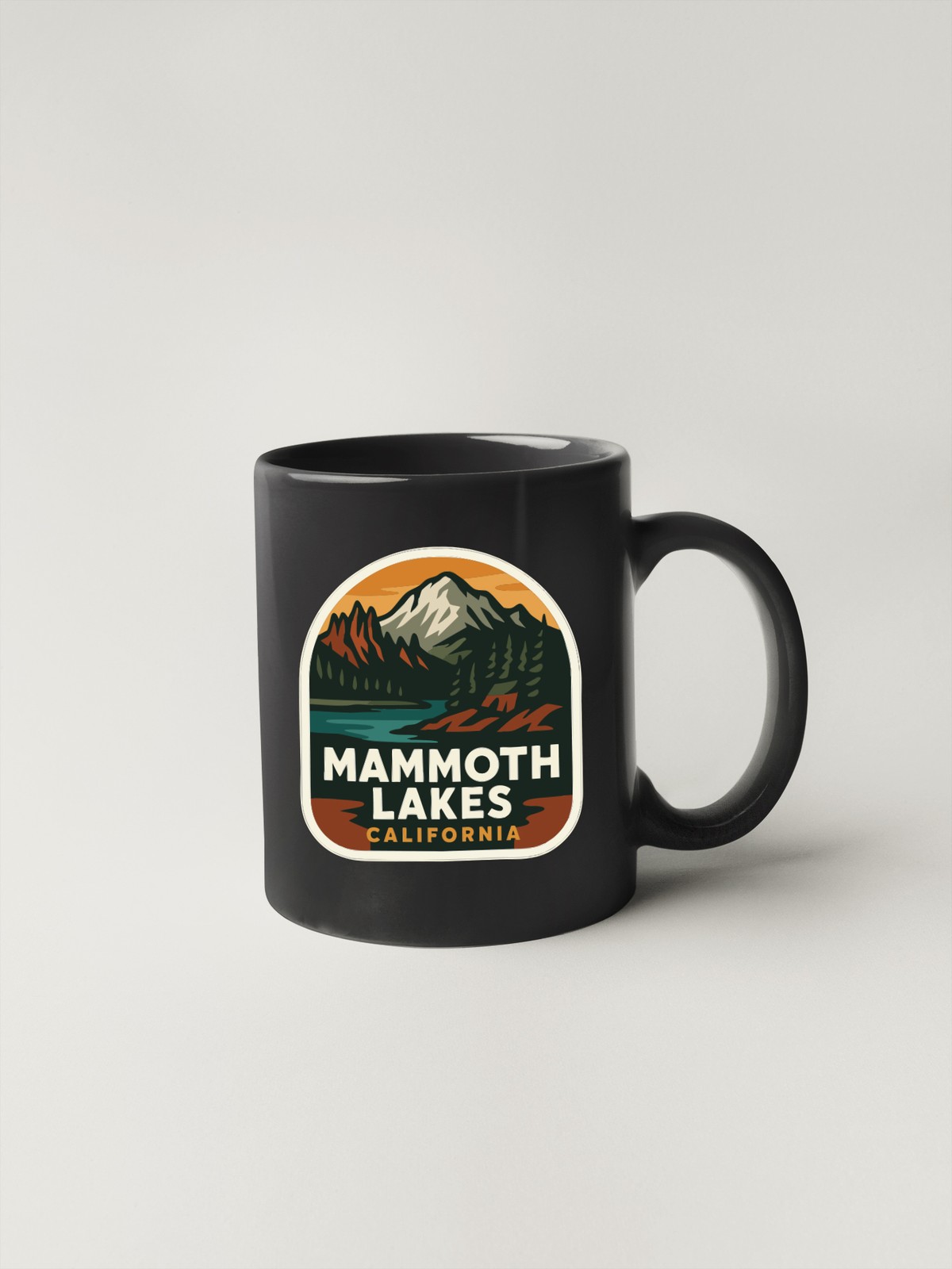 Mammoth Lakes Sticker Decal Vinyl Die-Cut City Skyline Landmark Design