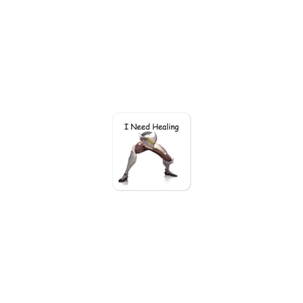 Stiker Genji "I Need Healing"