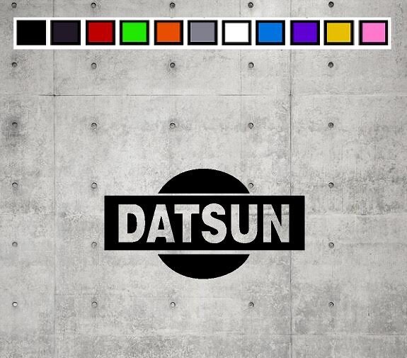 DATSUN LOGO Vinyl Decal Sticker Emblem Car Truck Window 4" 6" 8"
