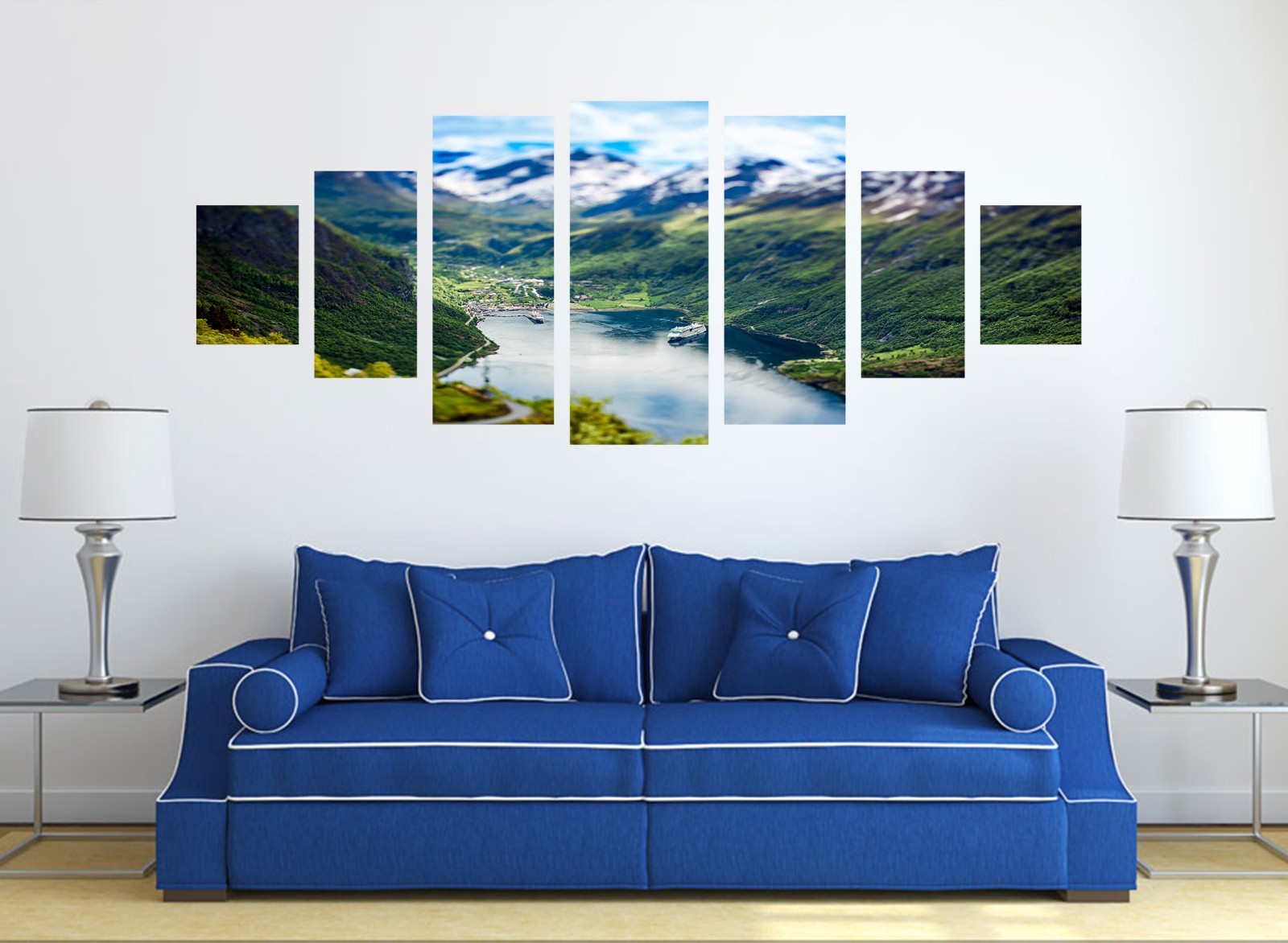 3D Hill River Natural 6 Unframed Print Wall Paper Decal Wall Deco Indoor AJ Wall
