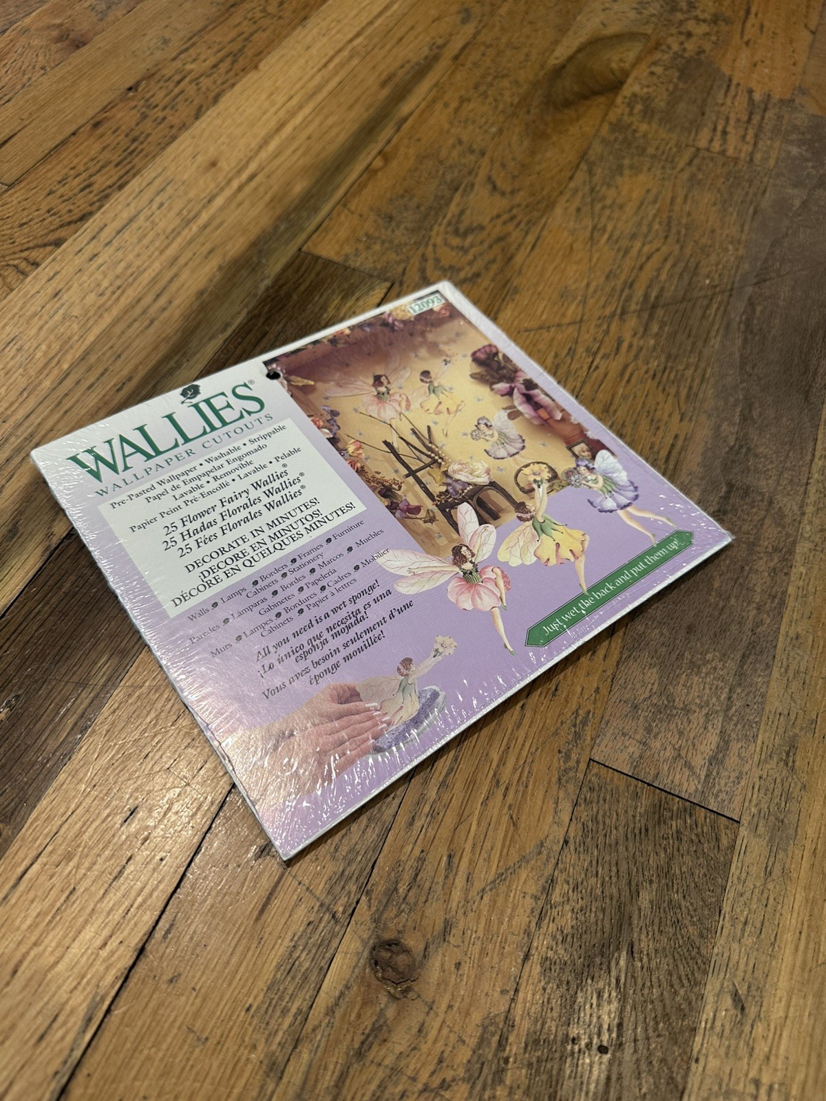 WALLIES Wallpaper Cutouts 25 Fairies New in Package Pre-pasted Wallpaper New