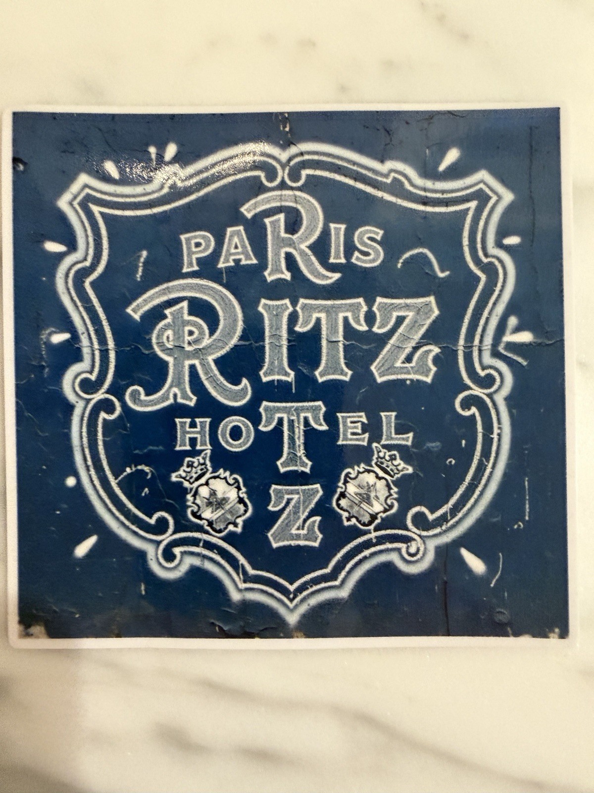 2x Pack Of Vintage Ritz Paris Vinyl Stickers – New