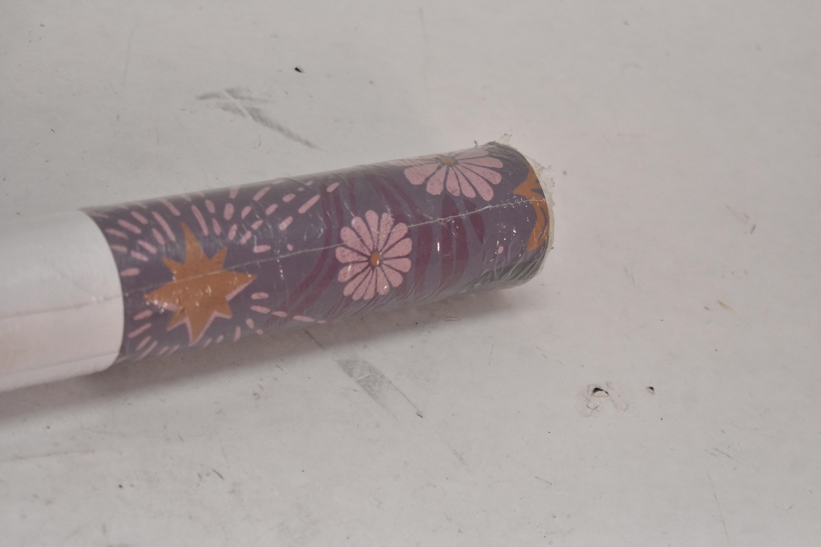 RoomMates Peel & Stick Contact Paper Wallpaper Floral RMWS1256 Purple 20.5x18ft
